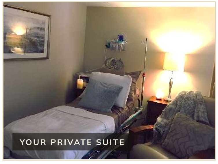 A private overnight recovery suite