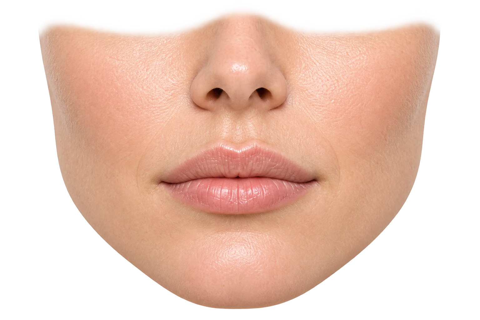 AI perioral model of the lips and surrounding skin