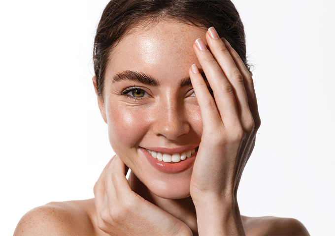 Chemical peel treatment at the medical spa