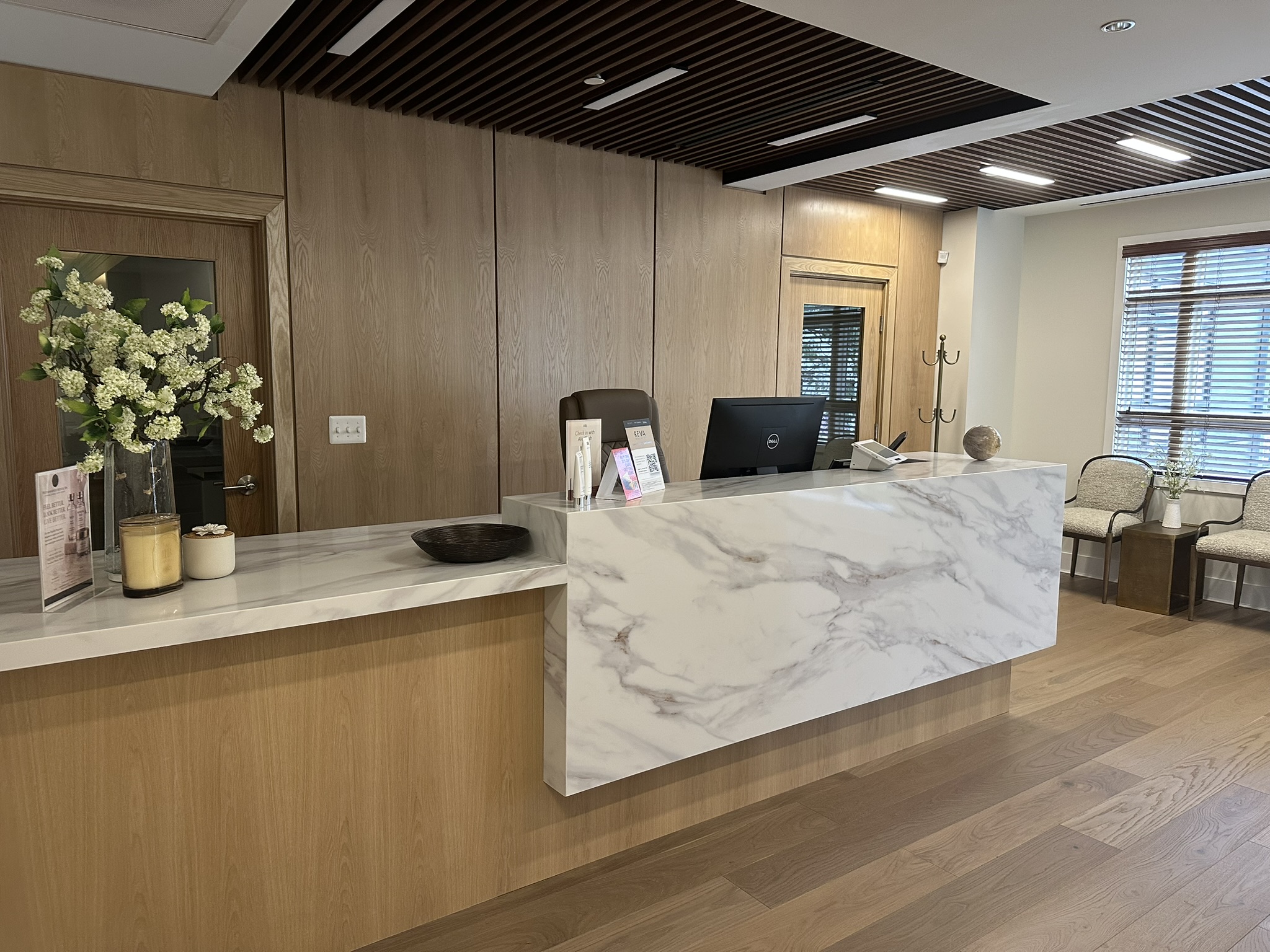 Entrance and reception area