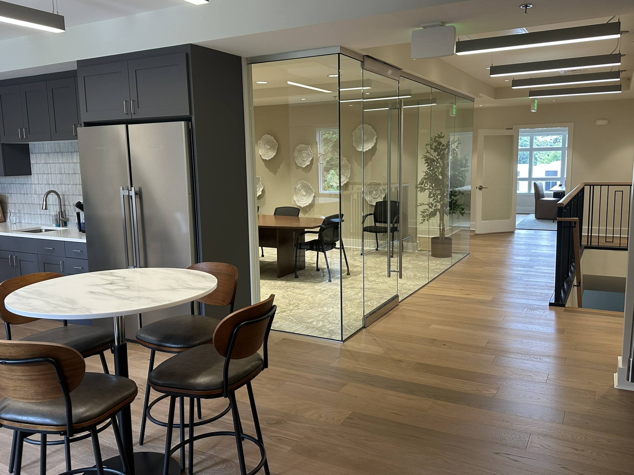 Staff kitchen and conference room