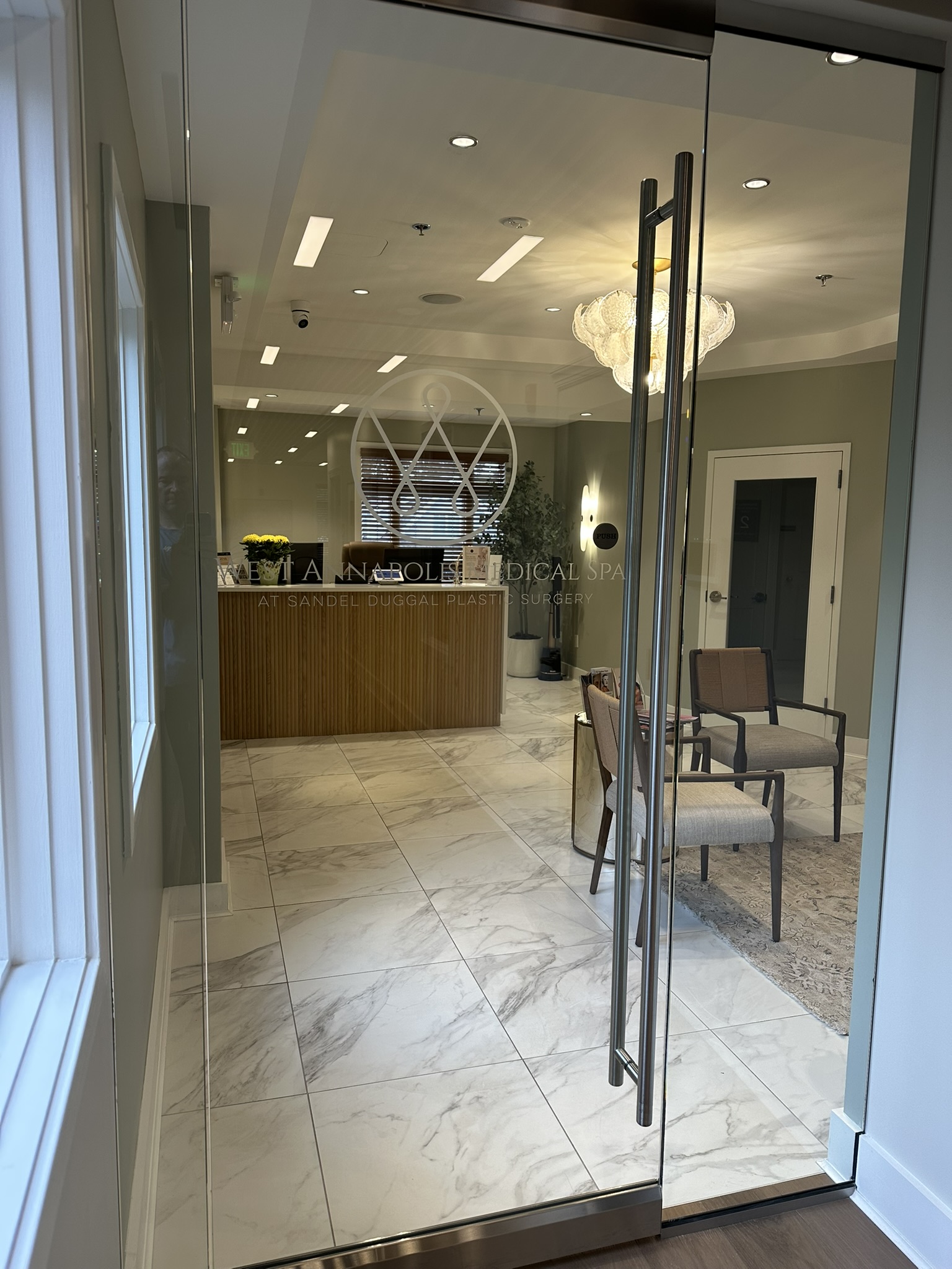 West Annapolis Medical Spa, in the same building with its own entrance